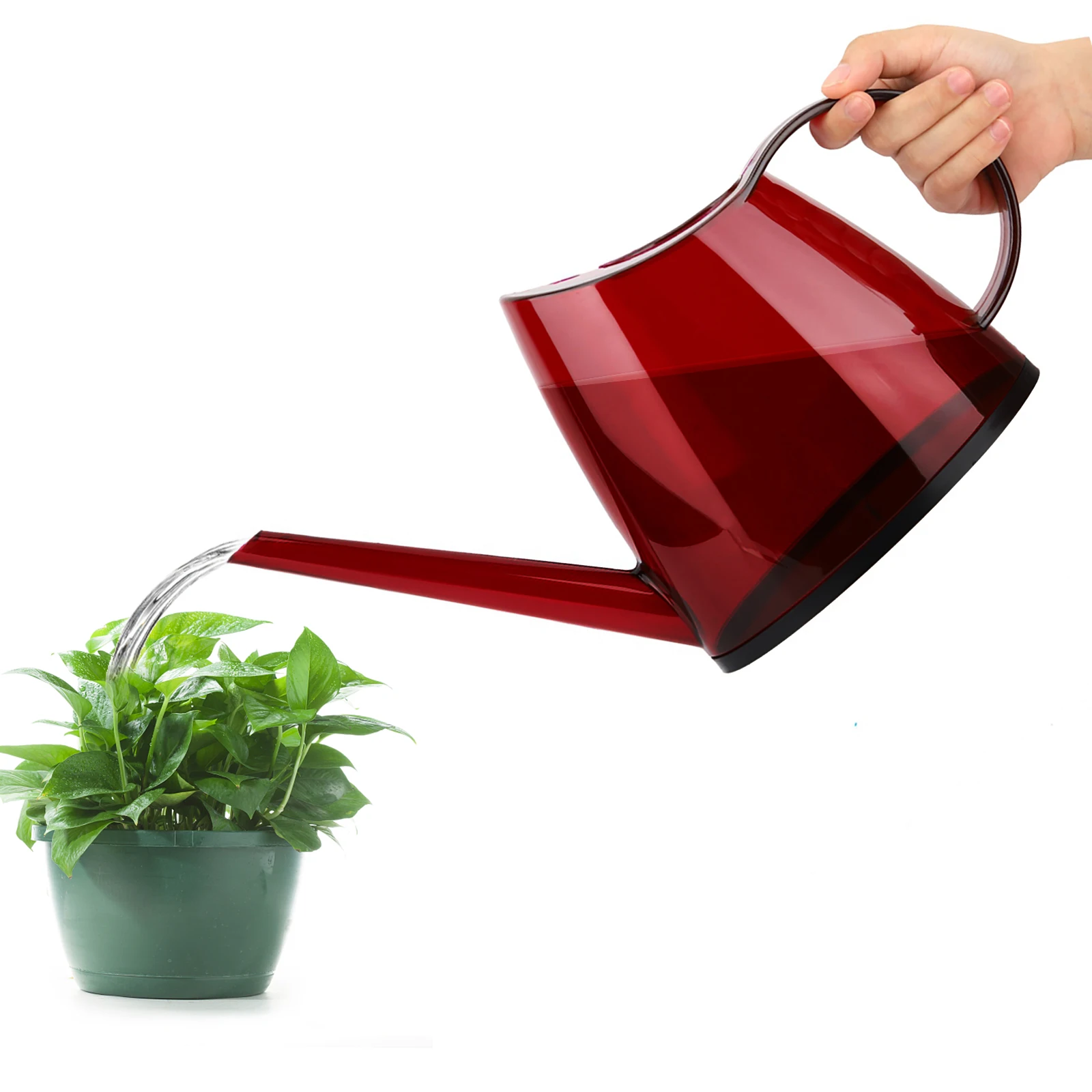 Fashionable Uncovered Garden Flower Sprayer Long-Spout Candy-colored Watering Can 1.2L (Red)
Fashionable Uncovered Garden Flower Sprayer Long-Spout Candy-colored Watering Can 1.2L (Red)