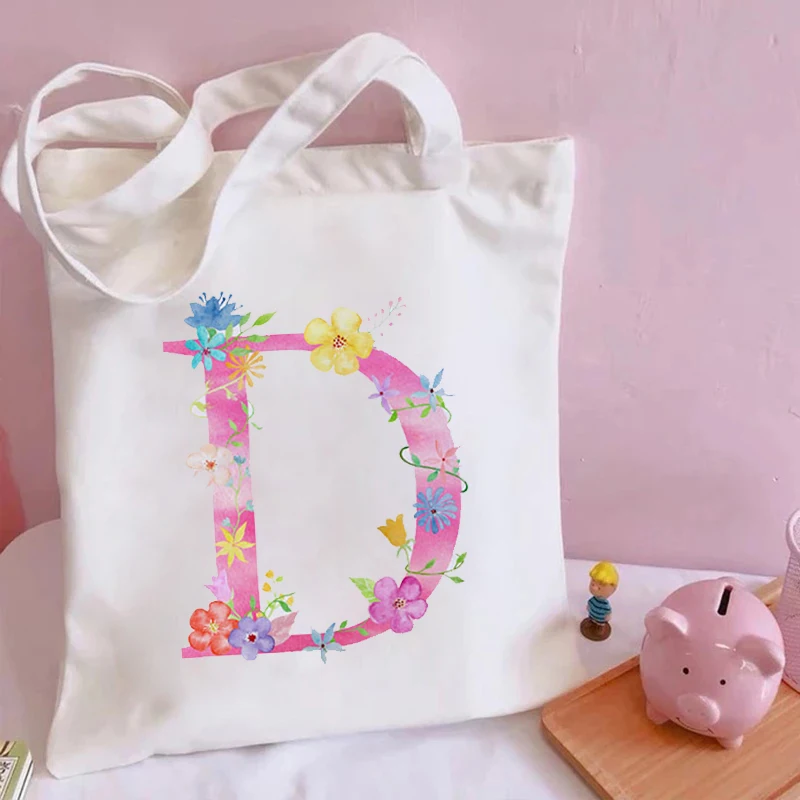 Women Canvas Shopping Bag Classic 26 English Alphabet Print White Student Tote Bags Harajuku Handbag female Shoulder Shopper Bag
Women Canvas Shopping Bag Classic 26 English Alphabet Print White Student Tote Bags Harajuku Handbag female Shoulder Shopper Bag