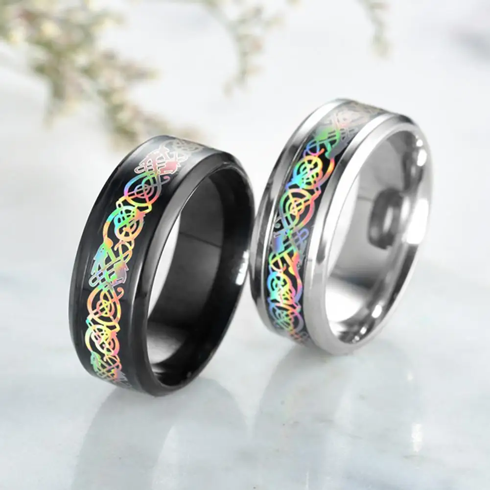 Dropshipping!!Unisex Ring Wide Smooth Surface Stainless Steel Colorful Dazzling Pattern Finger Ring Fashion Jewelry
Dropshipping!!Unisex Ring Wide Smooth Surface Stainless Steel Colorful Dazzling Pattern Finger Ring Fashion Jewelry