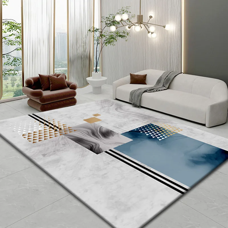 Modern Geometric Living Room Sofa Coffee Table Rug Soft Non-slip Floor Mat Thickened Room Door Mat Girl Bedroom Bedside Carpets
Modern Geometric Living Room Sofa Coffee Table Rug Soft Non-slip Floor Mat Thickened Room Door Mat Girl Bedroom Bedside Carpets