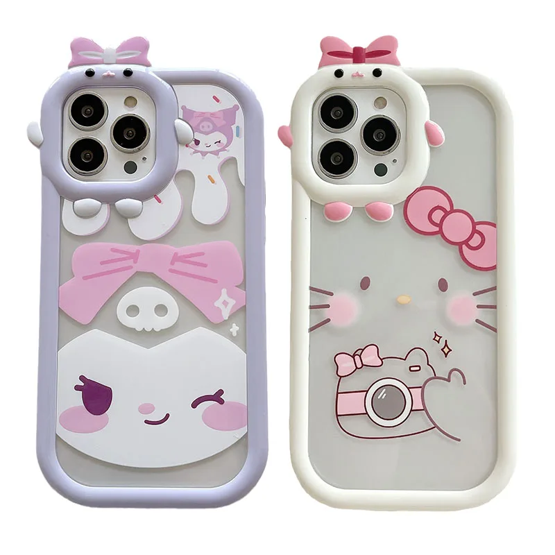 Anime Kawaii Sanrios Kuromi Hellokittys For Iphone 13 12 11 Pro Max XR XS Cartoon Cute Shockproof Cover Phone Protective Case
Anime Kawaii Sanrios Kuromi Hellokittys For Iphone 13 12 11 Pro Max XR XS Cartoon Cute Shockproof Cover Phone Protective Case