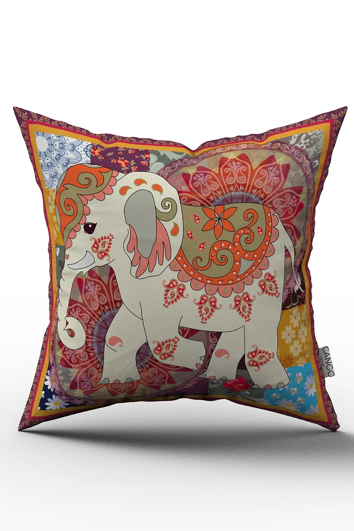 Digital Printed Pillow decorate Case Orange Ethnic Elephant Figured (43x43cm)
Digital Printed Pillow decorate Case Orange Ethnic Elephant Figured (43x43cm)