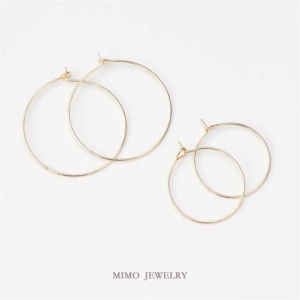 Color protection copper gold plated smooth round wire earring wearable pendant 9 word ring earring DIY earring accessories
Color protection copper gold plated smooth round wire earring wearable pendant 9 word ring earring DIY earring accessories