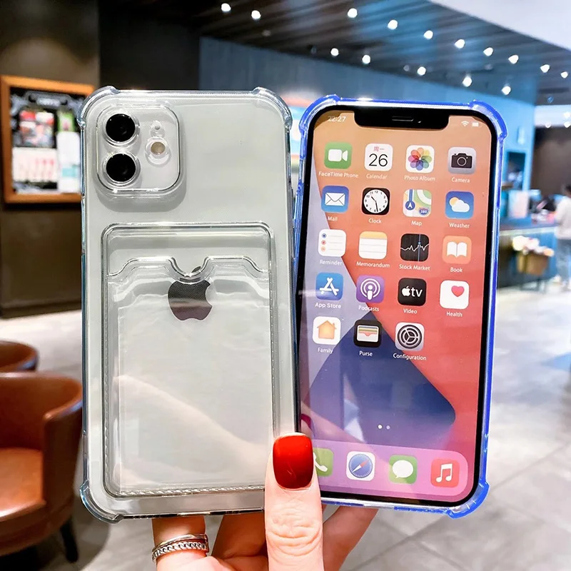 Прозрачный чехол JOME с отделением для карт для iPhone 13 11 12 Pro Max X XS XR SE2020 7 8Plus, прозрачный противоударный мягкий чехол-бумажник
Прозрачный чехол JOME с отделением для карт для iPhone 13 11 12 Pro Max X XS XR SE2020 7 8Plus, прозрачный противоударный мягкий чехол-бумажник