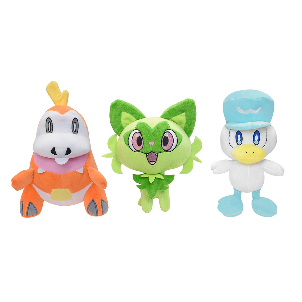 Pokemon Scarlet and Violet Game Character Image Plush Toy Kawaii Sprigatito Fuecoco Quaxly Stuffed Doll Kids Birthday Gift
Pokemon Scarlet and Violet Game Character Image Plush Toy Kawaii Sprigatito Fuecoco Quaxly Stuffed Doll Kids Birthday Gift