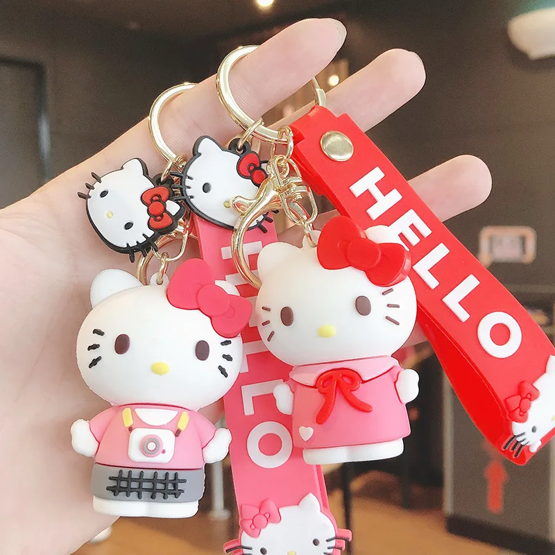 Sanrio Kawaii Keychain Hello Kittys Cute Car Key Ring Accessories Cartoon Anime PVC Student Backpack Ornaments Girls Toys Gifts
Sanrio Kawaii Keychain Hello Kittys Cute Car Key Ring Accessories Cartoon Anime PVC Student Backpack Ornaments Girls Toys Gifts