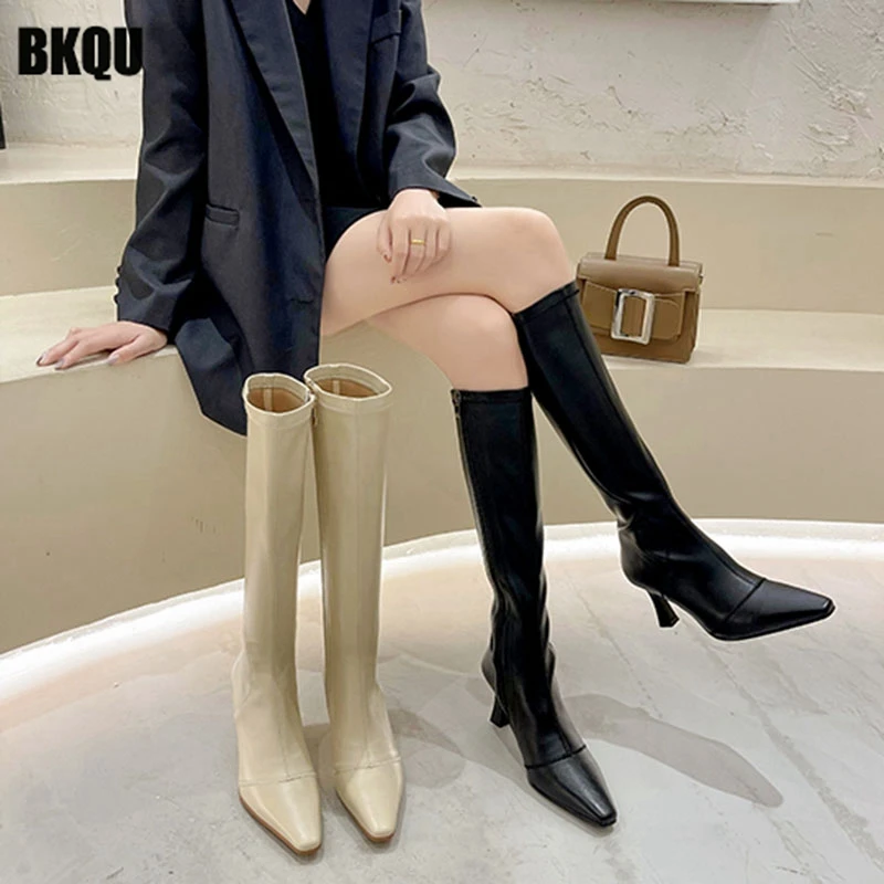 Pointed Toe Women Knee High Long Boots Modern 2022 New Ladies Dress Elegant Thin High Heels Pumps Female Fashion Shoes Design
Pointed Toe Women Knee High Long Boots Modern 2022 New Ladies Dress Elegant Thin High Heels Pumps Female Fashion Shoes Design
