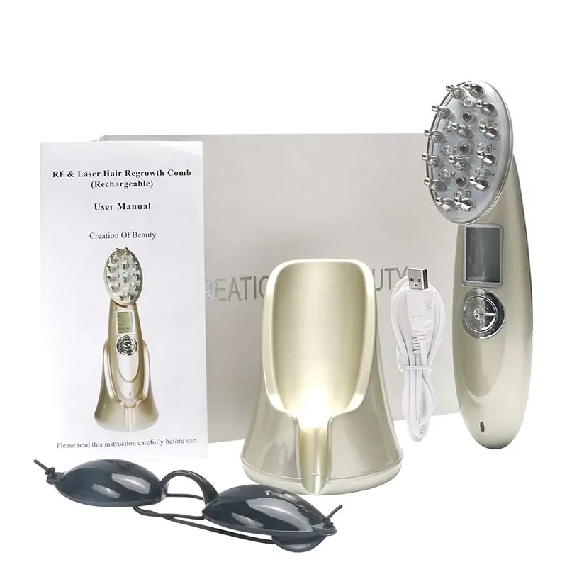 NEW2023 Hair Growth Massage Comb RF Laser Hair Care Brush Anti Loss Therapy Infrared Red Light EMS Vibration Massager Machine
NEW2023 Hair Growth Massage Comb RF Laser Hair Care Brush Anti Loss Therapy Infrared Red Light EMS Vibration Massager Machine