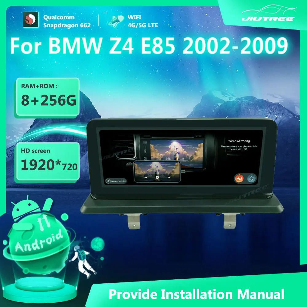 Автомобильный радиоприемник 320G Android 11,0 для BMW Z4 E85 2002-2009, автомобильный GPS-навигатор, мультимедийный плеер, автомобильное аудио, стерео ресиве...
Автомобильный радиоприемник 320G Android 11,0 для BMW Z4 E85 2002-2009, автомобильный GPS-навигатор, мультимедийный плеер, автомобильное аудио, стерео ресиве...