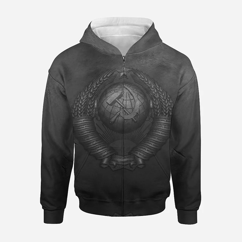 2022 New Fashion Zipper Hooded CCCP 3D Print Full Zip Hoodie Men Women Children Harajuku Streetwear Sweatshirt Casual Jacket
2022 New Fashion Zipper Hooded CCCP 3D Print Full Zip Hoodie Men Women Children Harajuku Streetwear Sweatshirt Casual Jacket