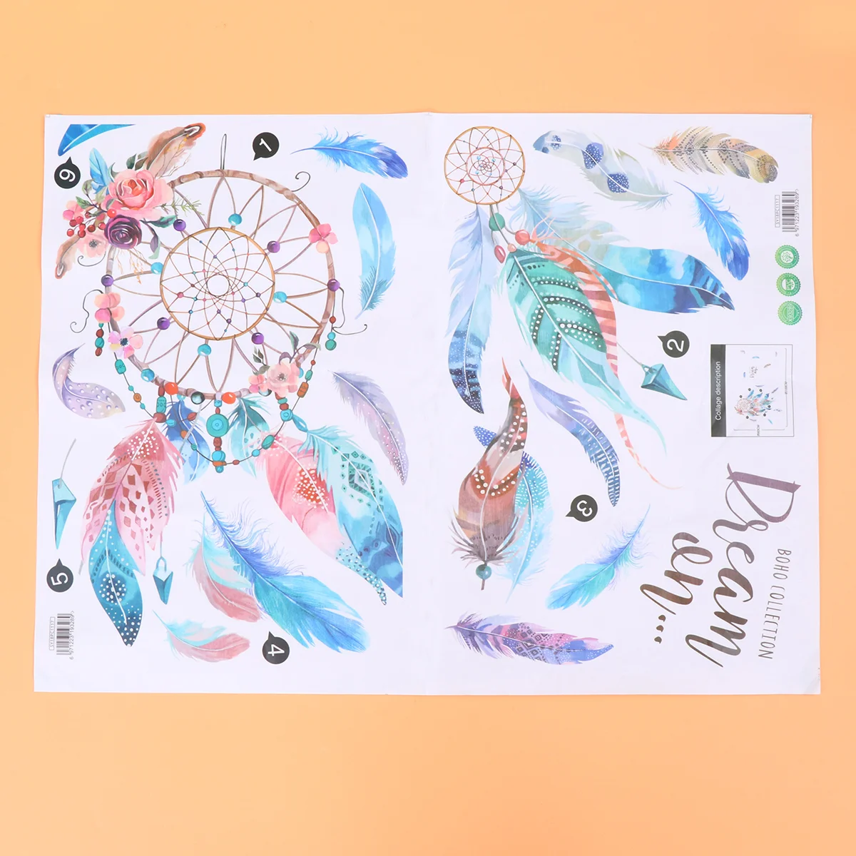 1pcs Bedside Bedroom Funny Colorful Dreamcatcher Stickers Wall Sticker for Home 
1pcs Bedside Bedroom Funny Colorful Dreamcatcher Stickers Wall Sticker for Home
