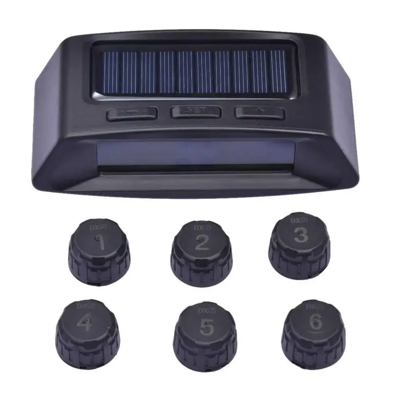 Car Tire Pressure Monitoring System Solar Power Digital TMPS LCD Display USB Auto Security Alarm Tire Pressure External Sensor
Car Tire Pressure Monitoring System Solar Power Digital TMPS LCD Display USB Auto Security Alarm Tire Pressure External Sensor
