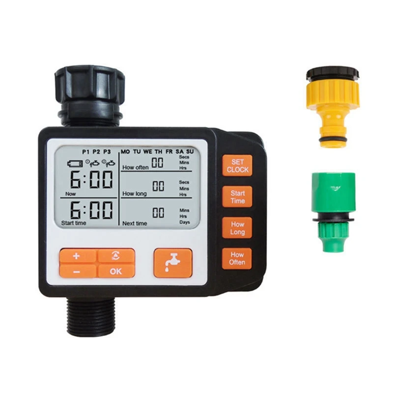 Timer Battery Automatic Irrigation Watering Timer Outdoor Programmable Garden Controller
Timer Battery Automatic Irrigation Watering Timer Outdoor Programmable Garden Controller