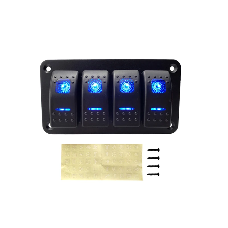 Автомобильный кулисный выключатель, цифровой вольтметр, двойной порт USB, 12 В, выход 12 В/24 В, ВКЛ./ВЫКЛ., переключатель, панель, автомобиль, Морская Лодка
Автомобильный кулисный выключатель, цифровой вольтметр, двойной порт USB, 12 В, выход 12 В/24 В, ВКЛ./ВЫКЛ., переключатель, панель, автомобиль, Морская Лодка