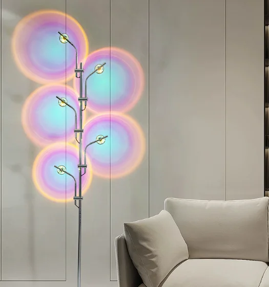 Скандинавский напольный торшер "Атмосфера заката"
Скандинавский напольный торшер "Атмосфера заката"