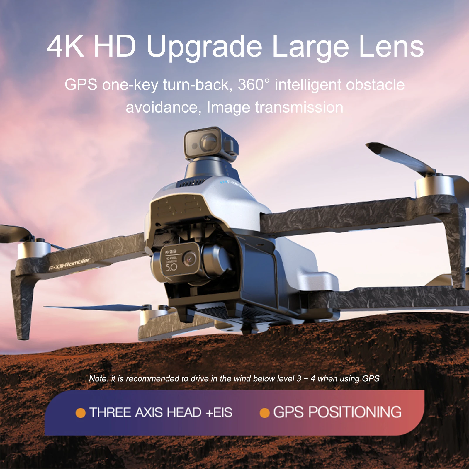 5G 4CH RC Дрон аэрофотосъемка 4K HD камера RC Квадрокоптер 3-осевой карданный складной Квадрокоптер обход препятствий для начинающих
5G 4CH RC Дрон аэрофотосъемка 4K HD камера RC Квадрокоптер 3-осевой карданный складной Квадрокоптер обход препятствий для начинающих