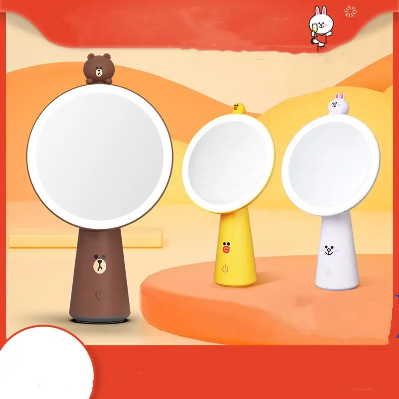 Linefriends Brown Cony Sally Vanity Mirror Lamp LED Beauty Mirror Household Table Top Lovely Dresser Table Mirror
Linefriends Brown Cony Sally Vanity Mirror Lamp LED Beauty Mirror Household Table Top Lovely Dresser Table Mirror
