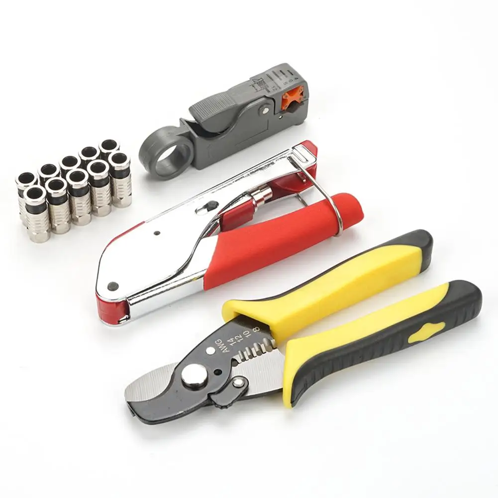 13pcs/set Network Connectors Cable Wire Tester Solid and Compressive Resistance Portable Phone Cable Crimper 200x110x50mm
13pcs/set Network Connectors Cable Wire Tester Solid and Compressive Resistance Portable Phone Cable Crimper 200x110x50mm