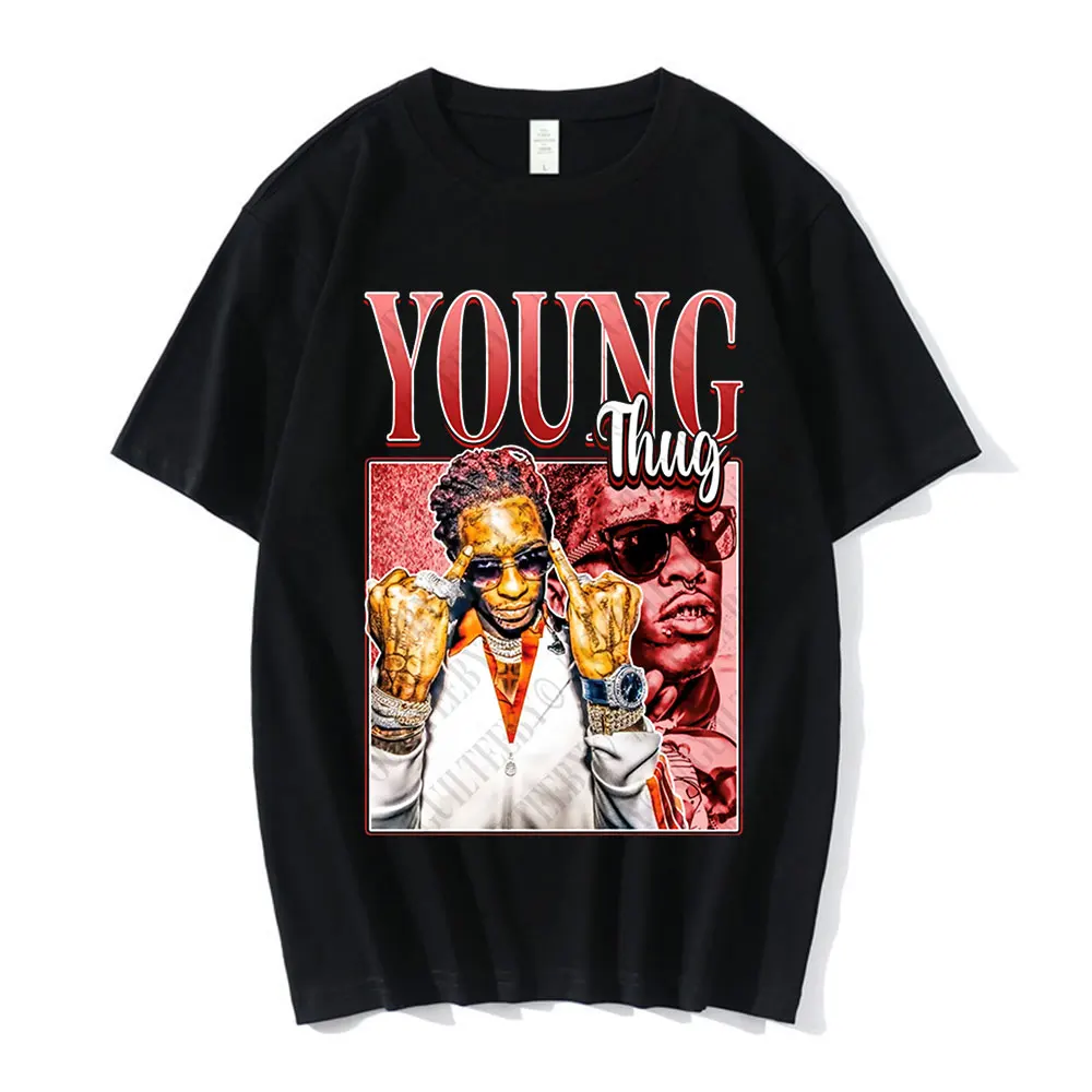 Hip Hop Rapper Young Thug T-Shirt Men Women TShirt Graphic Simple Style T Shirts Summer Harajuku Fashion Streetwear Tops Unisex
Hip Hop Rapper Young Thug T-Shirt Men Women TShirt Graphic Simple Style T Shirts Summer Harajuku Fashion Streetwear Tops Unisex