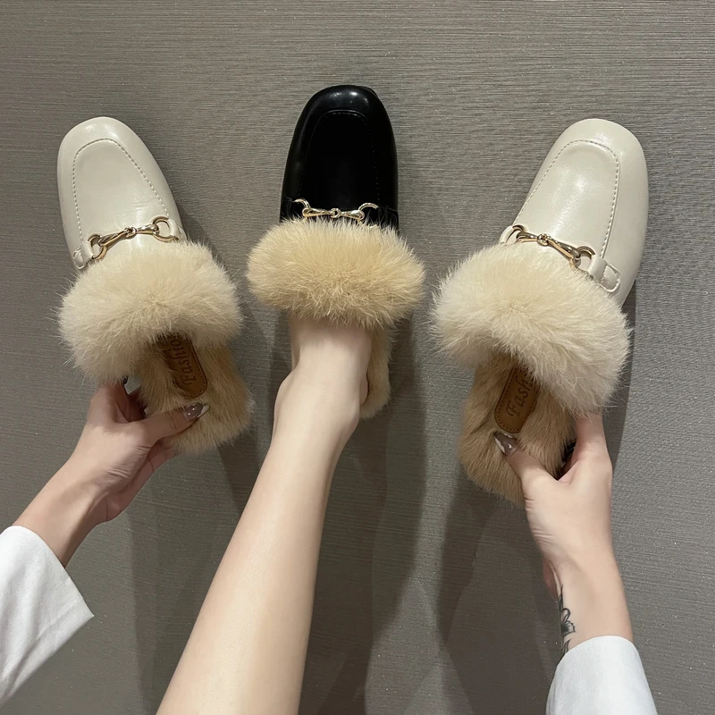 Тапочки Mao, женские модные тапочки Muller на плоской подошве для осени и зимы.
Тапочки Mao, женские модные тапочки Muller на плоской подошве для осени и зимы.