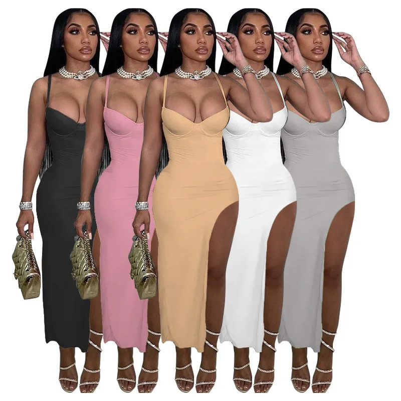 2022S Trap Backless Midi Dresses Sexy French Slit Low-cut Slim Summer Dress Women Party Y2K Concise Bodycon Elegant Clothing
2022S Trap Backless Midi Dresses Sexy French Slit Low-cut Slim Summer Dress Women Party Y2K Concise Bodycon Elegant Clothing