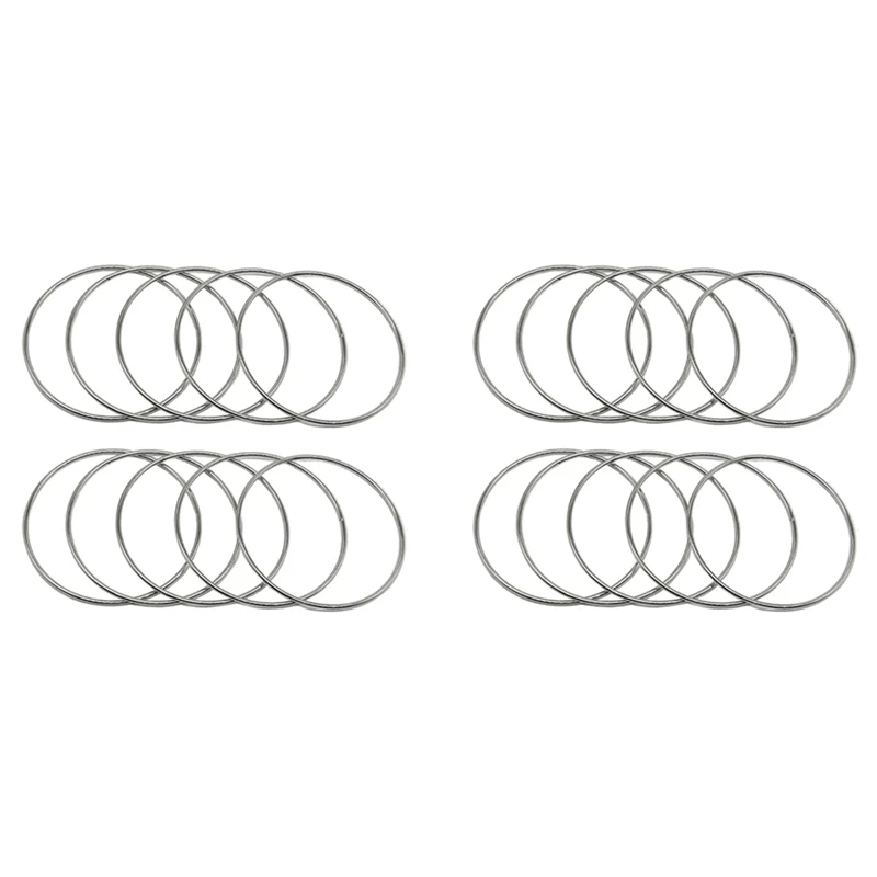 24 Pcs 4 Inch Silver Metal Rings Hoops Macrame Ring For Dream Catchers, Macrame And DIY Crafts
24 Pcs 4 Inch Silver Metal Rings Hoops Macrame Ring For Dream Catchers, Macrame And DIY Crafts
