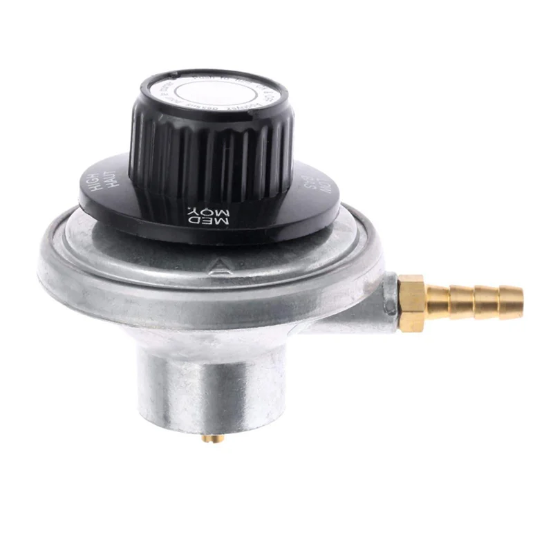1 Pound Propane Tank Low Pressure Adjustable Gas Regulator with 1/4Inch Barb Hose Connection
1 Pound Propane Tank Low Pressure Adjustable Gas Regulator with 1/4Inch Barb Hose Connection