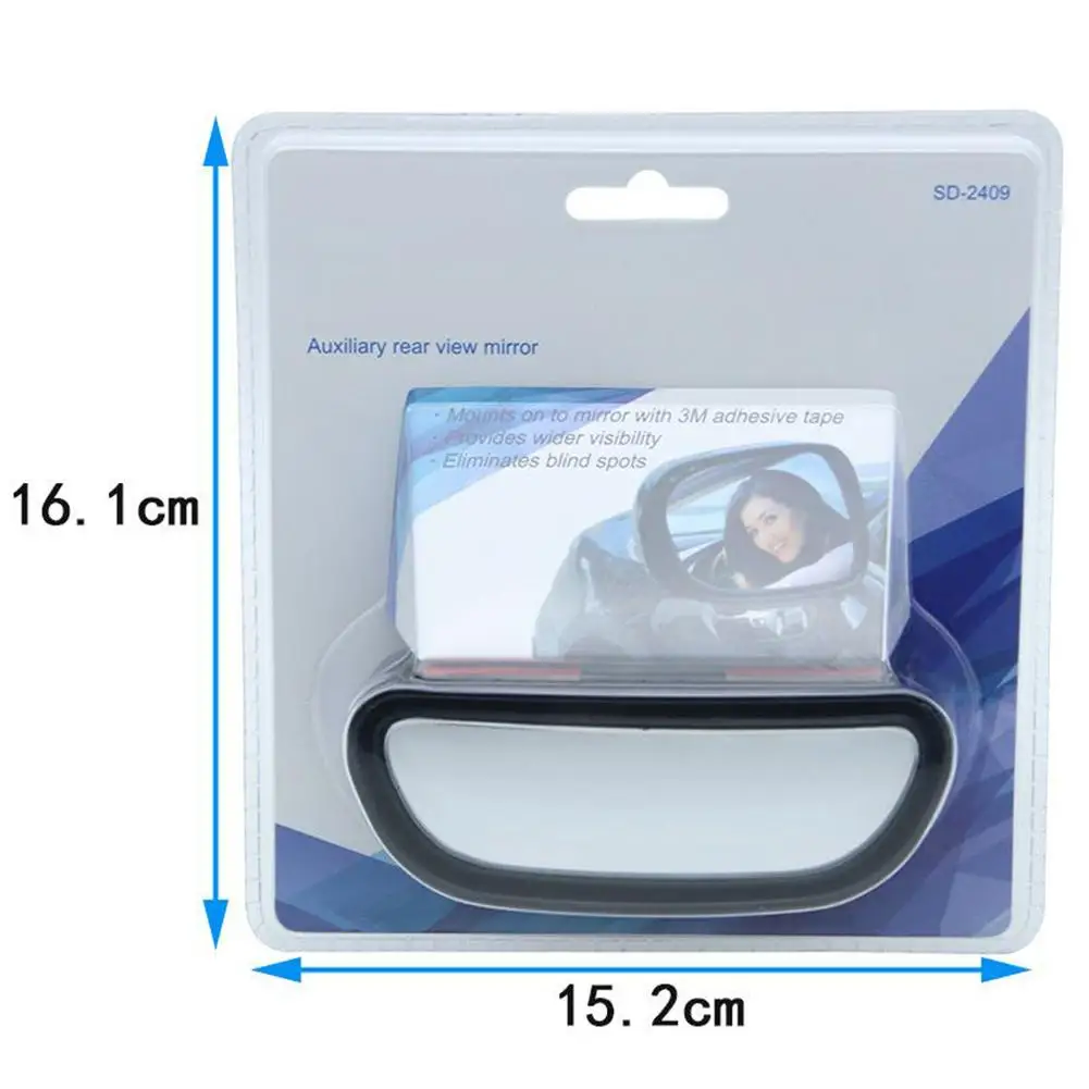 1X Auto Blind Spot Mirror Blindspot Towing Reversing Driving Adjustable Universal Waterproof Exterior Car Parts 11x4.2x3.3 Cm
1X Auto Blind Spot Mirror Blindspot Towing Reversing Driving Adjustable Universal Waterproof Exterior Car Parts 11x4.2x3.3 Cm
