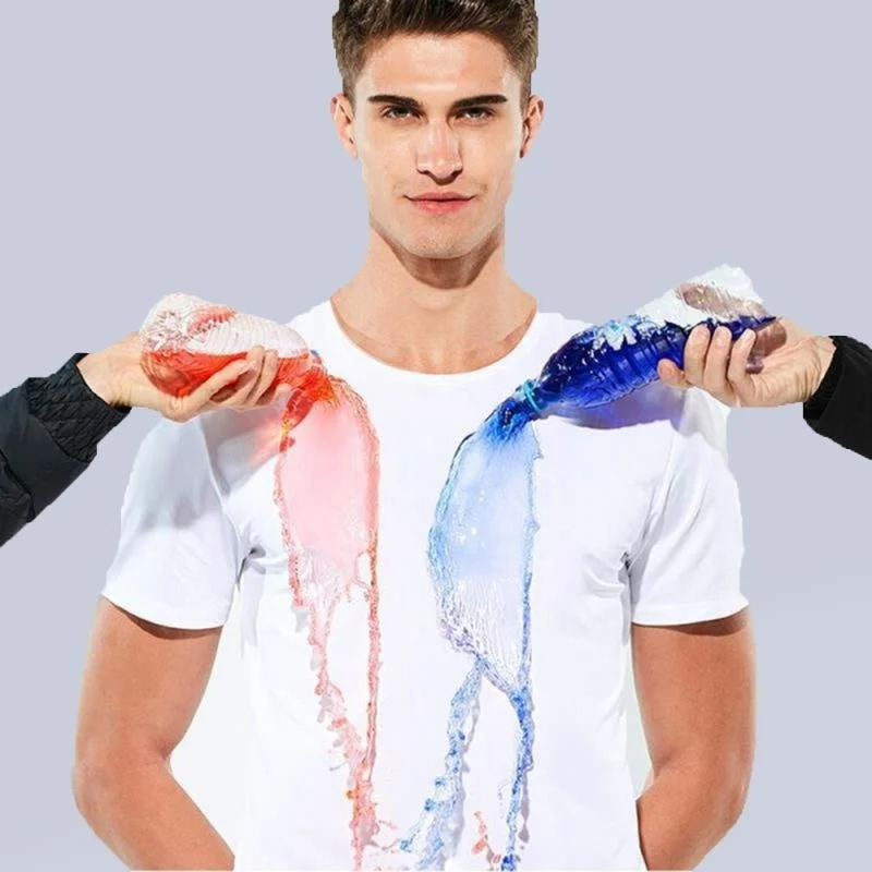 2023 Men's Short-sleeved T-shirt Nano Anti-fouling Dirt-resistant New Fabric Summer Comfortable Breathable Simple
2023 Men's Short-sleeved T-shirt Nano Anti-fouling Dirt-resistant New Fabric Summer Comfortable Breathable Simple