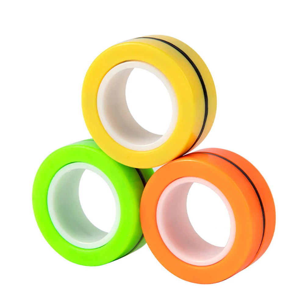 3pcs Magnetic Rings Unzip AntiStress Ring Spinner Magnetic Spinner Magic Ring Tool Bracelet For Children and Adult
3pcs Magnetic Rings Unzip AntiStress Ring Spinner Magnetic Spinner Magic Ring Tool Bracelet For Children and Adult