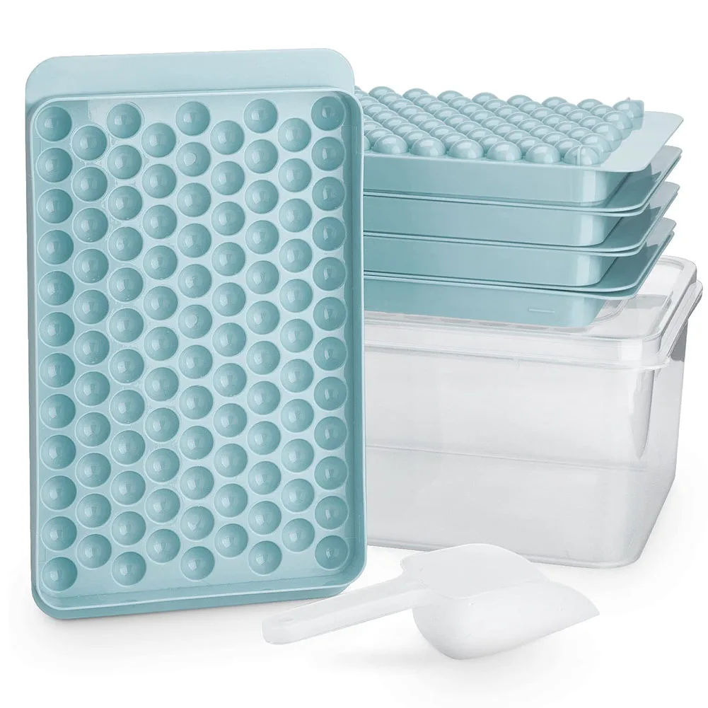 Ice Cube Tray with Bin & Scoop 104 Cubes Ice Tray Easy Release Ice Cube Mold for Freezer Stackable Ice Ball Tray with Container
Ice Cube Tray with Bin & Scoop 104 Cubes Ice Tray Easy Release Ice Cube Mold for Freezer Stackable Ice Ball Tray with Container