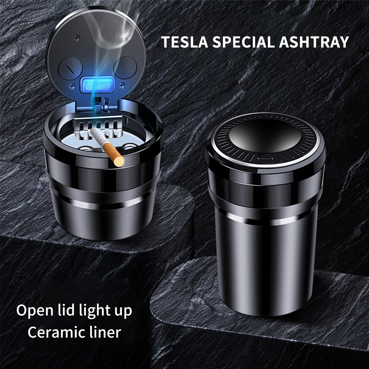 Speechn Car Ashtray Ceramic Liner LED Cigarette Smoke Auto Ashtray For Tesla Model 3 Model Y X S Automotive Interior Accessories
Speechn Car Ashtray Ceramic Liner LED Cigarette Smoke Auto Ashtray For Tesla Model 3 Model Y X S Automotive Interior Accessories