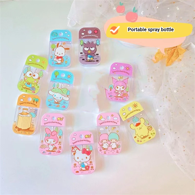 Kawaii Sanrio, Hello Kitty спрей Cinnamoroll косметический дезинфицирующий контейнер для лосьона наполнитель спрей необходим для стерилизации детей
Kawaii Sanrio, Hello Kitty спрей Cinnamoroll косметический дезинфицирующий контейнер для лосьона наполнитель спрей необходим для стерилизации детей