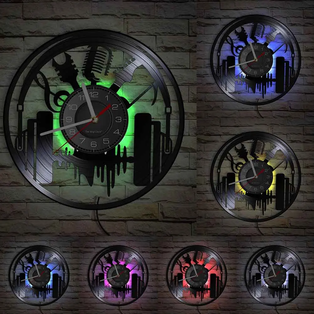 Настенные часы из винила The Vinyl Clock 
Настенные часы из винила The Vinyl Clock