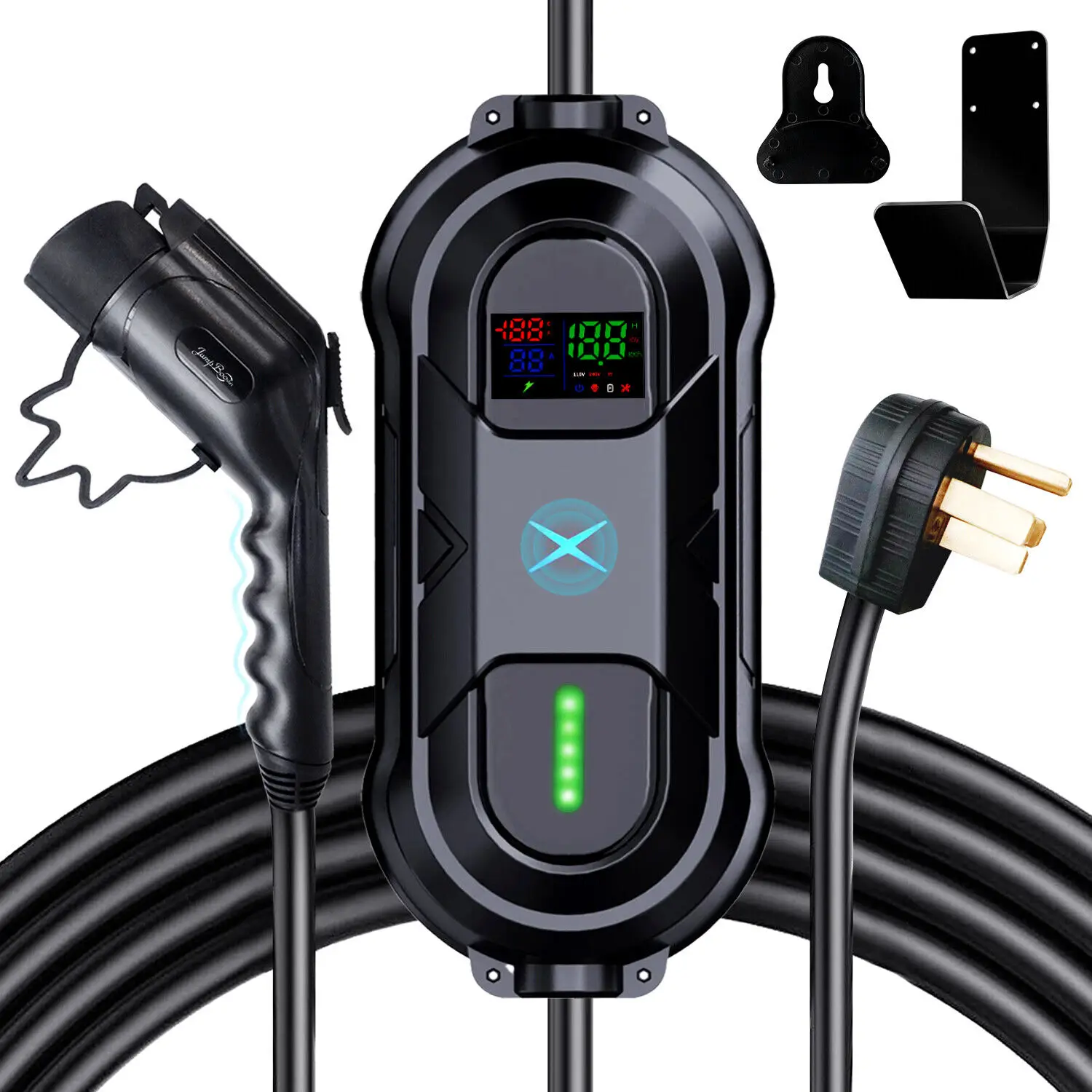 Type1 Ev Charging Box Level 2 Ev Charger 32a 7.6m Cable Sae J1772 8 Protections Ip55 Waterproof Evse Home Charger
Type1 Ev Charging Box Level 2 Ev Charger 32a 7.6m Cable Sae J1772 8 Protections Ip55 Waterproof Evse Home Charger