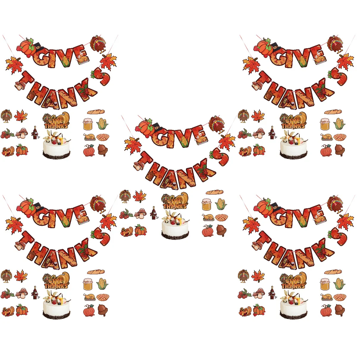 5 Sets of Practical Exquisite Premium Adorable Creative Party Banner Cartoon Cake Picks for Photography Party Shopping Mall
5 Sets of Practical Exquisite Premium Adorable Creative Party Banner Cartoon Cake Picks for Photography Party Shopping Mall