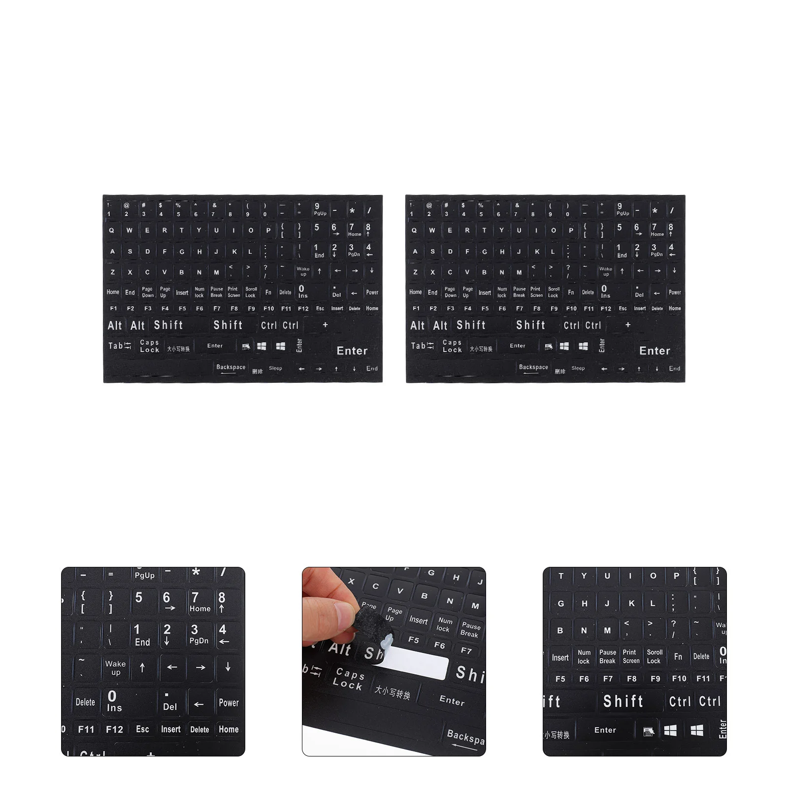 2 Sheets Lettering Keyboard Film Sticker Transparent Computer Skins Pvc English Stickers
2 Sheets Lettering Keyboard Film Sticker Transparent Computer Skins Pvc English Stickers
