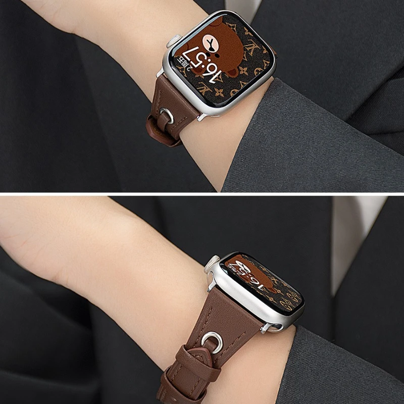 Genuine Leather Strap For Apple watch ultra band 49mm Bracelet Iwatch Series 8/7/6/5/4 45mm 44MM 42MM 41MM 40MM 38MM Sport Belt
Genuine Leather Strap For Apple watch ultra band 49mm Bracelet Iwatch Series 8/7/6/5/4 45mm 44MM 42MM 41MM 40MM 38MM Sport Belt