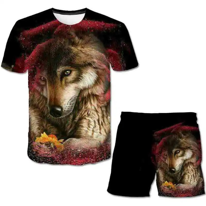 Summer Children Wolf Clothes Sport Clothes For Baby Girl Boy Tshirt 2 Piece Set Kids Baby Children Cats Animal 3-14Year Clothing
Summer Children Wolf Clothes Sport Clothes For Baby Girl Boy Tshirt 2 Piece Set Kids Baby Children Cats Animal 3-14Year Clothing