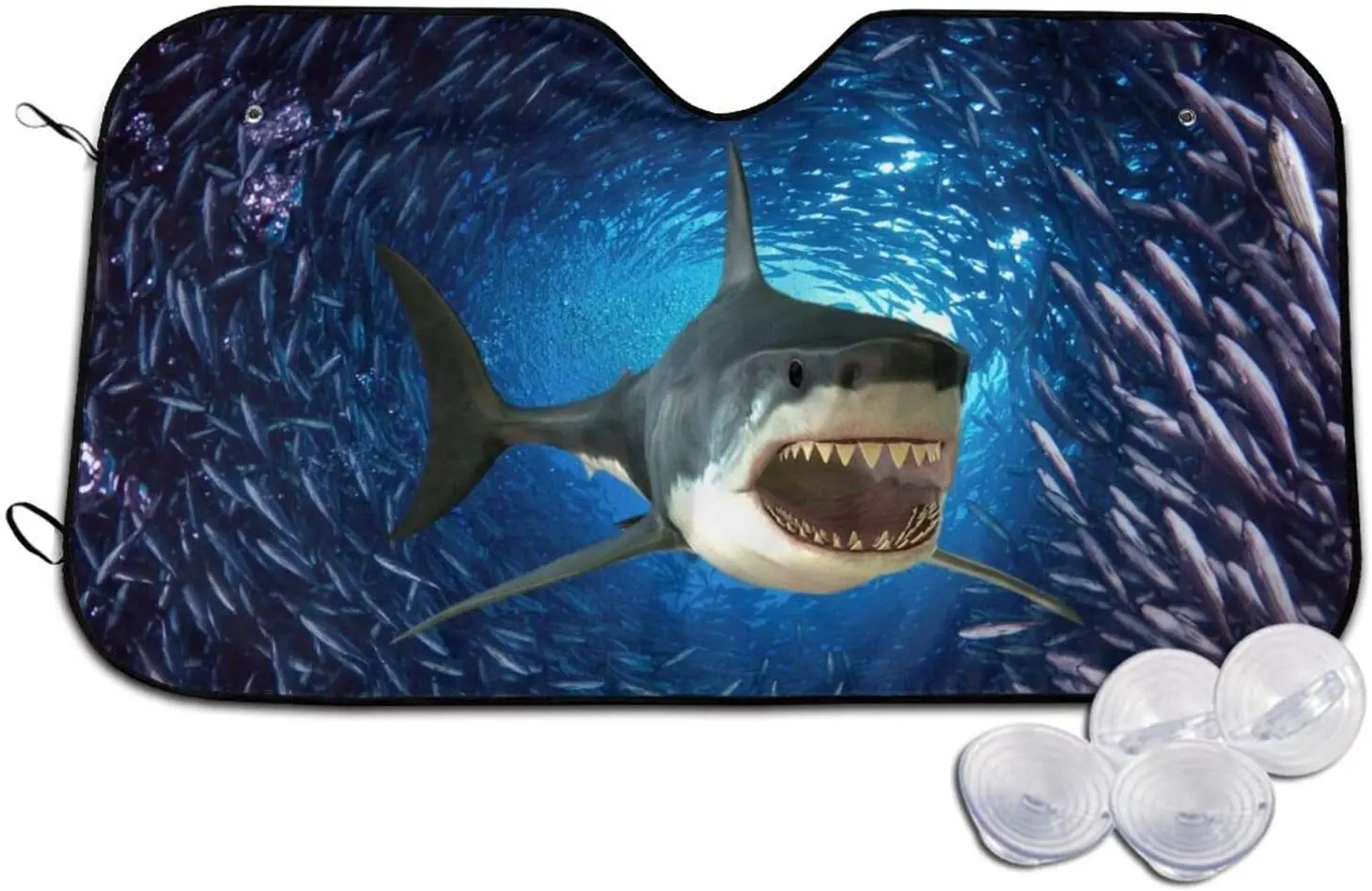 Blue-Shark Car Windshield Sun Shade Foldable Auto Front Windows UV Ray Sun Visor Blocker Protectors Sunshade Keeps Your Vehicle
Blue-Shark Car Windshield Sun Shade Foldable Auto Front Windows UV Ray Sun Visor Blocker Protectors Sunshade Keeps Your Vehicle