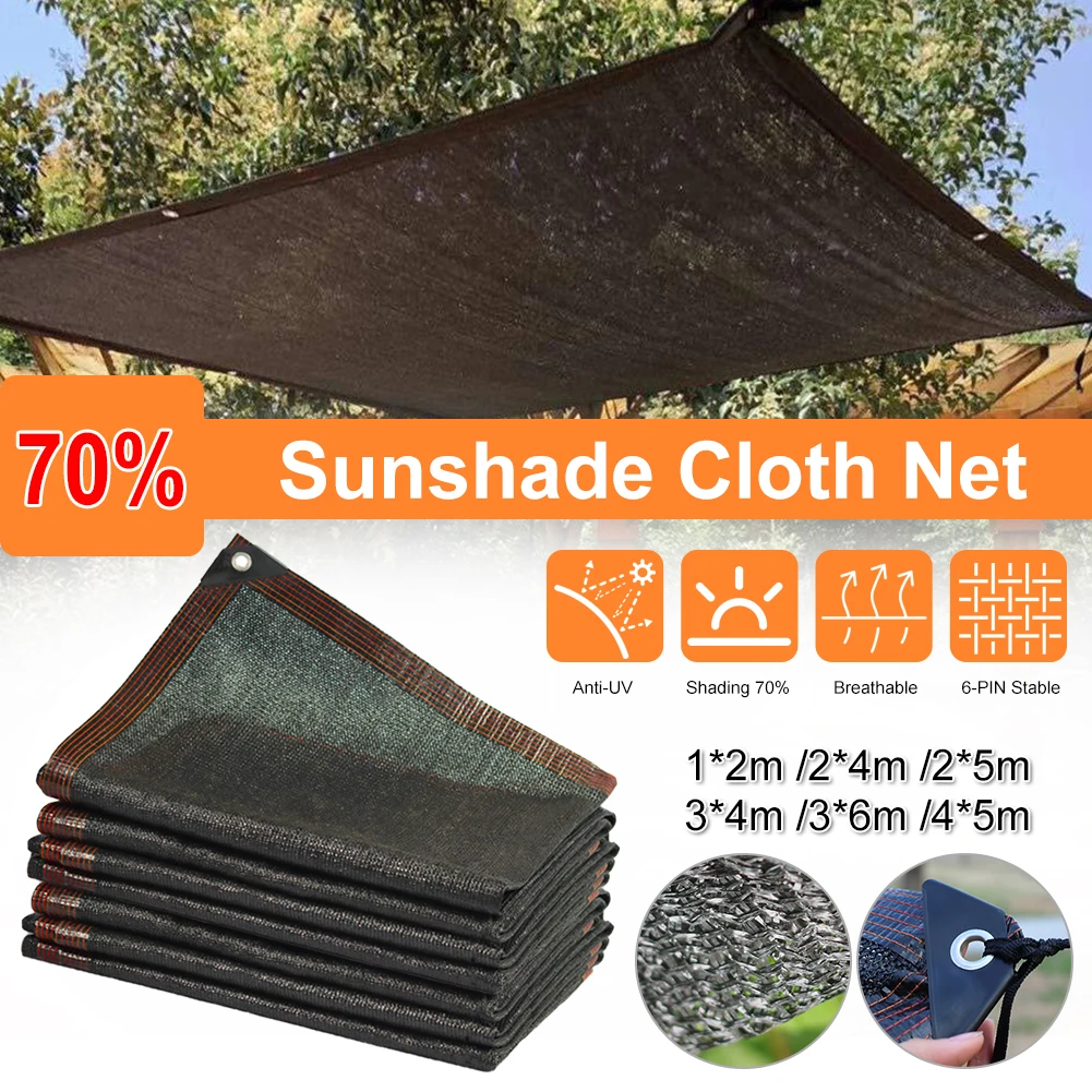 Sunblock Shade Cloth 70% Sunshade Net Garden Shade Mesh Sun Net Taped Edge With Grommets Netting Plant Covers Balcony And Yards
Sunblock Shade Cloth 70% Sunshade Net Garden Shade Mesh Sun Net Taped Edge With Grommets Netting Plant Covers Balcony And Yards