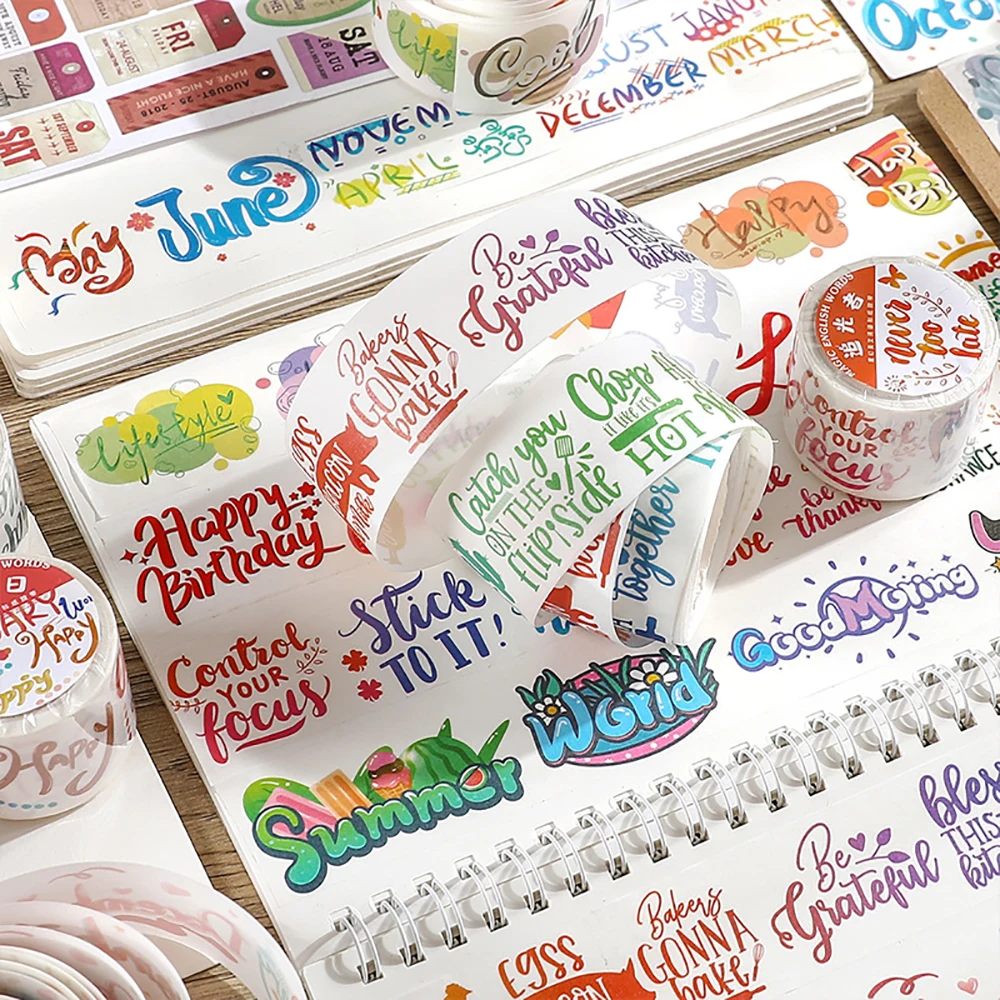 1Roll Washi Tape Letter Cute Masking Tape Kawaii Decorative Adhesive Tape Sticker Scrapbooking Diary Stationery
1Roll Washi Tape Letter Cute Masking Tape Kawaii Decorative Adhesive Tape Sticker Scrapbooking Diary Stationery