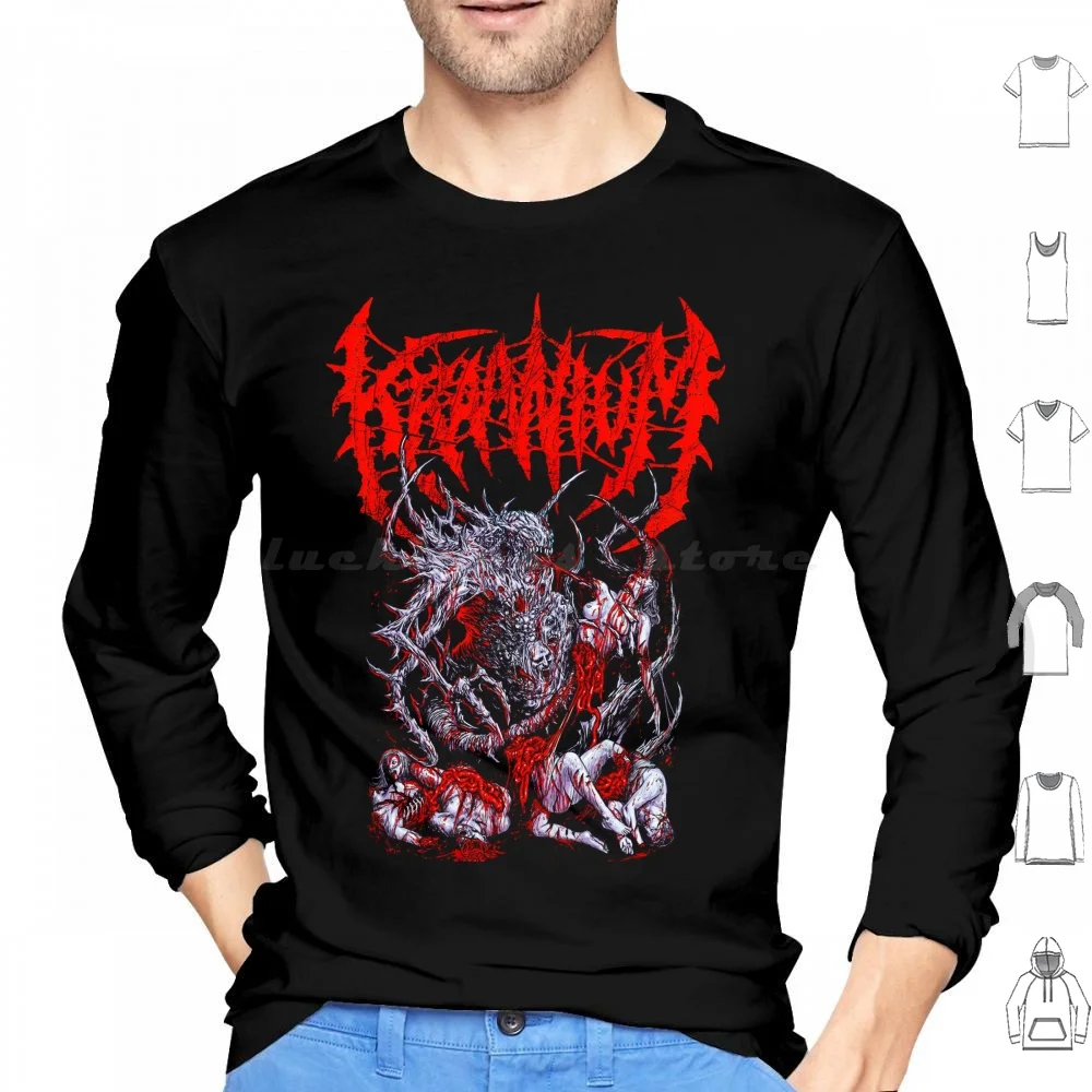 Худи Kraanium с длинным рукавом, толстовка с надписью «Slamchosis», крааниум Deathcore, металлическое заглушение жесткой смерти
Худи Kraanium с длинным рукавом, толстовка с надписью «Slamchosis», крааниум Deathcore, металлическое заглушение жесткой смерти