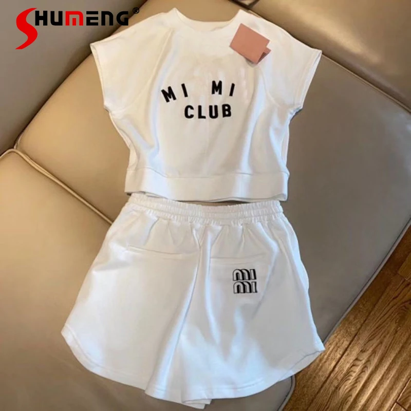 Tracksuit Women Summer 2022 New Women's Suits Sports Thin White T-shirt Loose Running Dancing Yoga Clothes Shorts Two-Piece Suit
Tracksuit Women Summer 2022 New Women's Suits Sports Thin White T-shirt Loose Running Dancing Yoga Clothes Shorts Two-Piece Suit