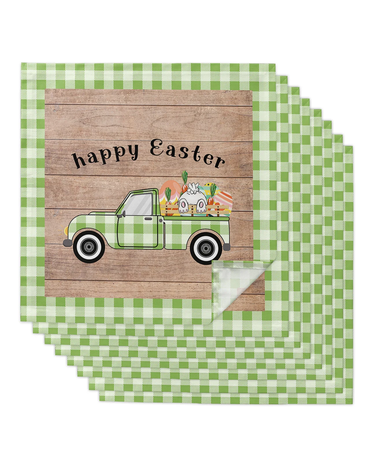 Пасхальный кролик яйцо грузовик решетчатые столовые салфетки для ресторана обеденные искусственные тканевые салфетки принадлежности для ... 
Пасхальный кролик яйцо грузовик решетчатые столовые салфетки для ресторана обеденные искусственные тканевые салфетки принадлежности для ...