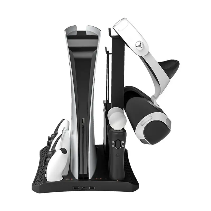 Handle Charger Abs Stable Durable Sturdy Hard Game Controller Stand Handle Dual Charger Black Multi-function For Ps5 Vr
Handle Charger Abs Stable Durable Sturdy Hard Game Controller Stand Handle Dual Charger Black Multi-function For Ps5 Vr