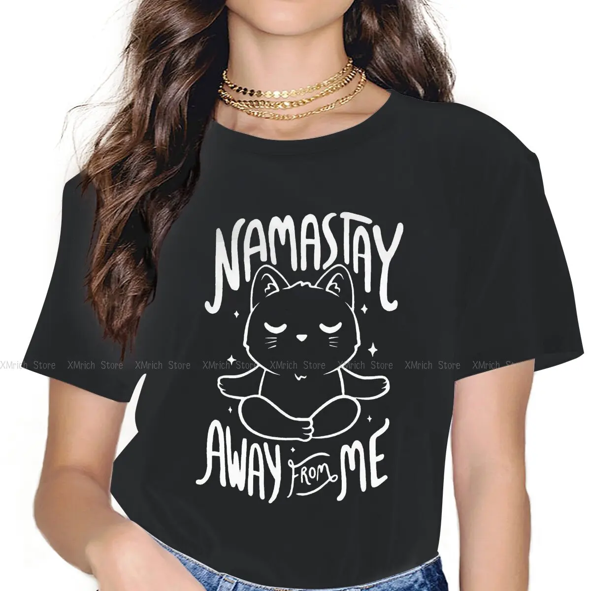 NAMASTAY AWAY FROM ME Women Clothing Cat Lover Graphic Female Tshirts Vintage Grunge Loose Tops Tee Kawaii Girls Streetwear
NAMASTAY AWAY FROM ME Women Clothing Cat Lover Graphic Female Tshirts Vintage Grunge Loose Tops Tee Kawaii Girls Streetwear