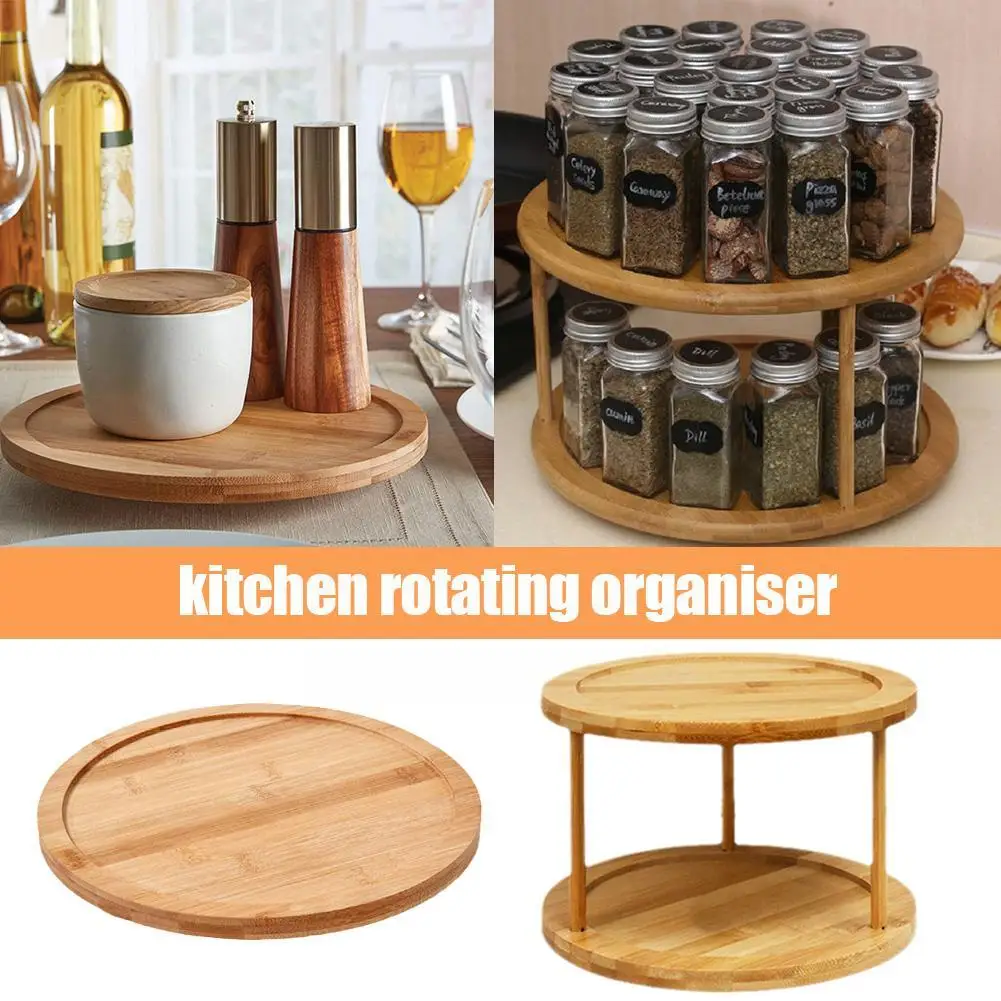 11.8 Inch Wood Seasoning Bottle Storage Tray 360 Degree Dessert Kitchen Cabinet Organizer Rotating Plate Rotating Turntable G6V2
11.8 Inch Wood Seasoning Bottle Storage Tray 360 Degree Dessert Kitchen Cabinet Organizer Rotating Plate Rotating Turntable G6V2