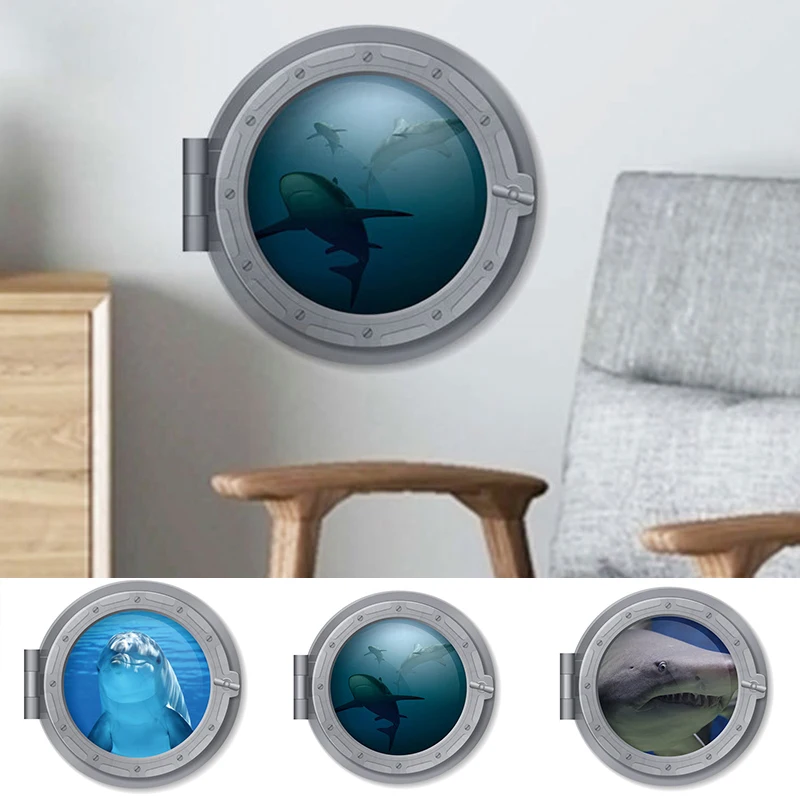 3D Sealife Shark Fish Submarine Window Wall Stickers Refrigerator Bathroom Home Decoration Diy Pvc Mural Art Animal Decals YZL7
3D Sealife Shark Fish Submarine Window Wall Stickers Refrigerator Bathroom Home Decoration Diy Pvc Mural Art Animal Decals YZL7