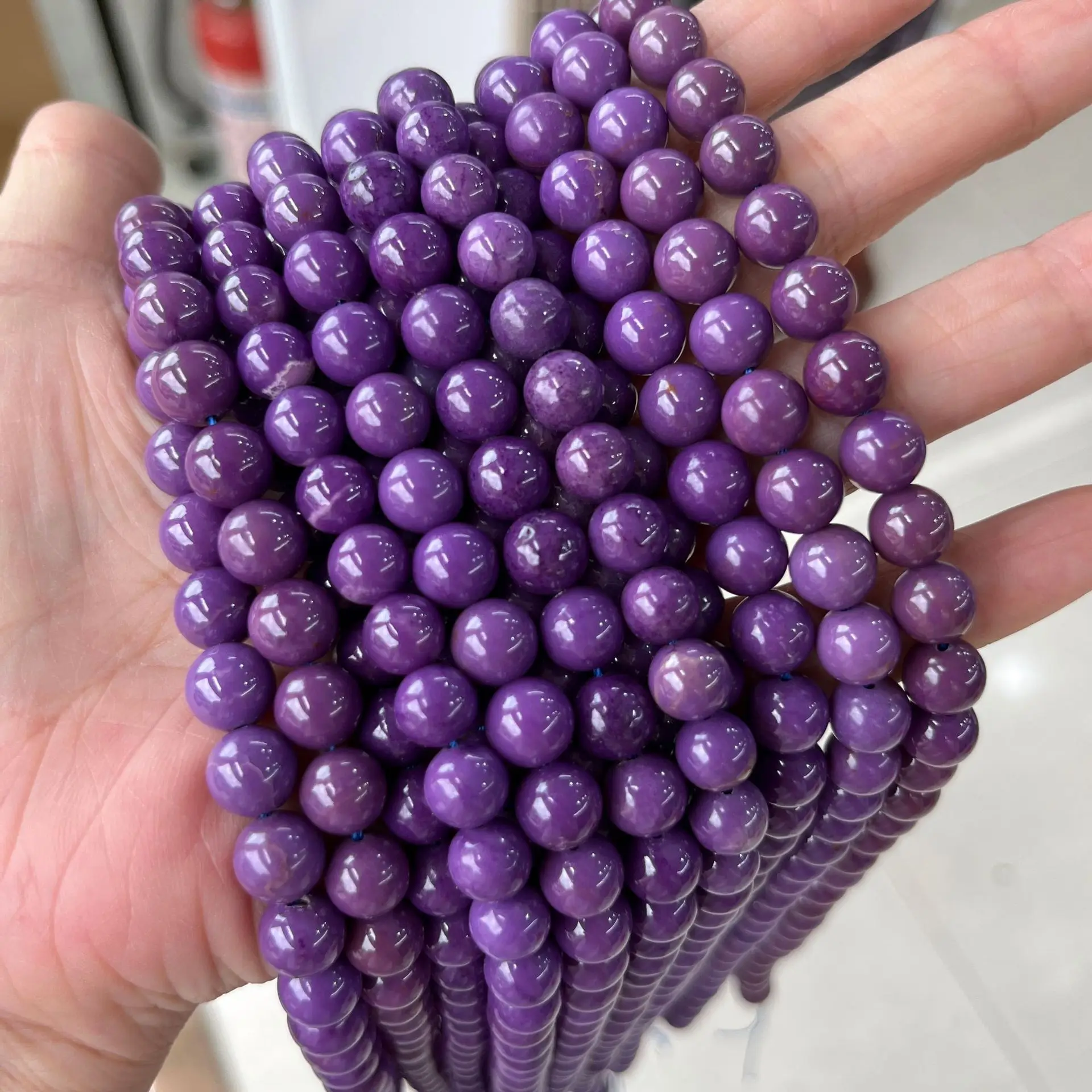 High Quality Natural Phosphosiderite Beads American Purple Mica Stone Round 4/6/8/10MM Pick Size For Jewelry Making Diy Bracelet
High Quality Natural Phosphosiderite Beads American Purple Mica Stone Round 4/6/8/10MM Pick Size For Jewelry Making Diy Bracelet
